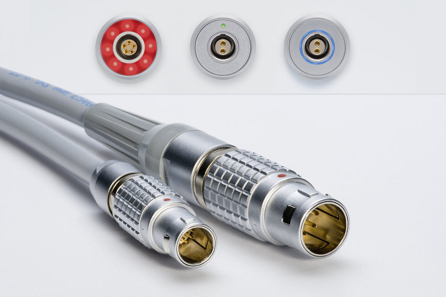 Der LEMO HALO LED-Steckverbinder – jetzt in drei verschiedenen Modellen erhältlich